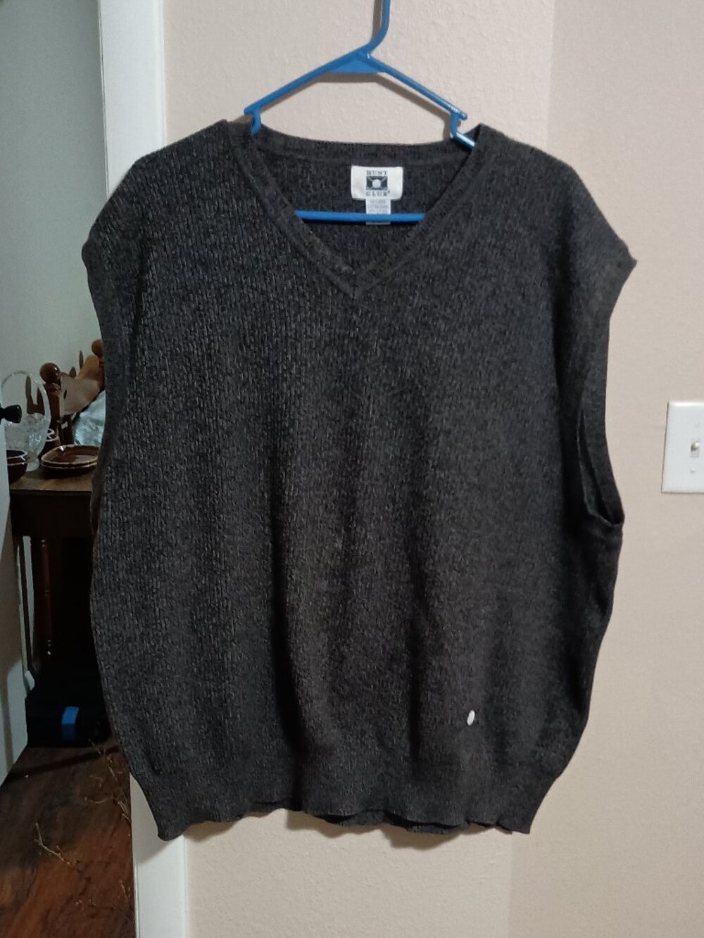 Hunt Club Golf Sweater Vest Pullover Mens Size XXL Brown